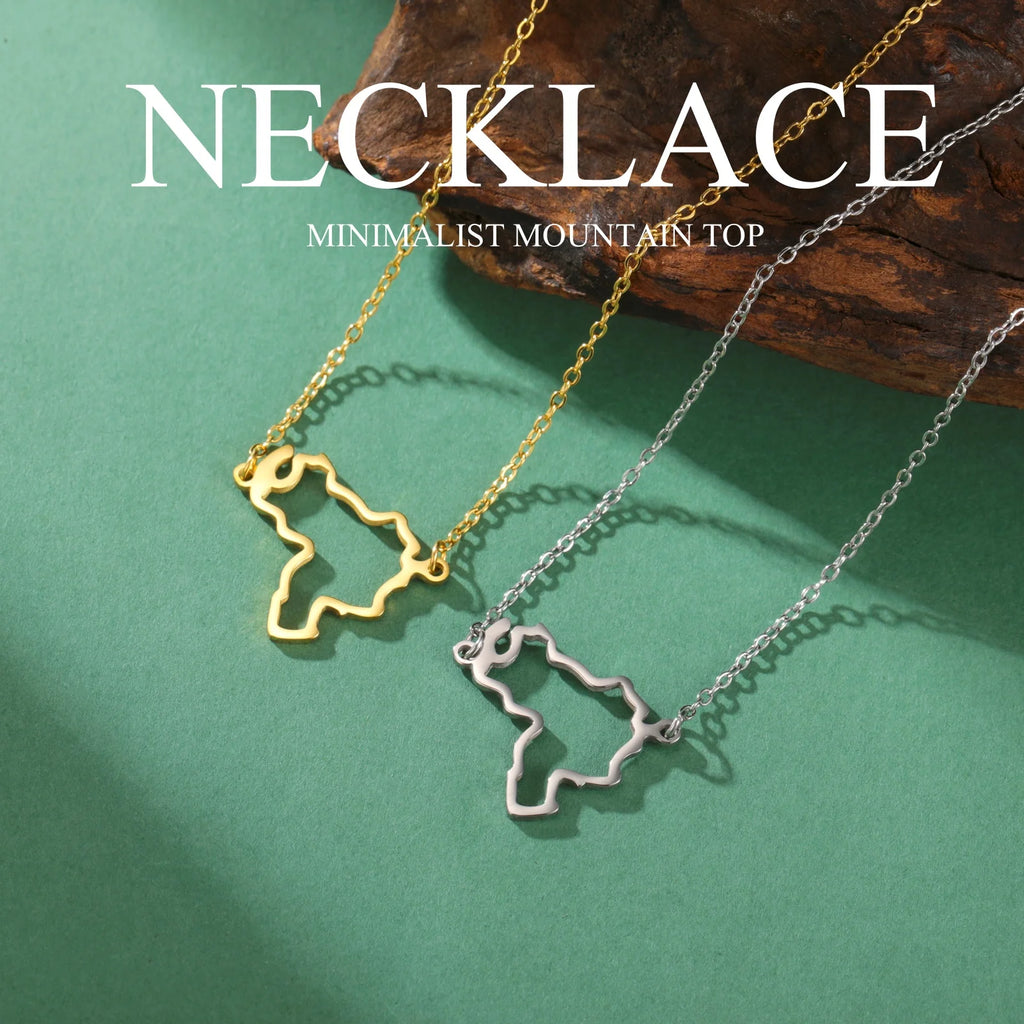 Map Pendant Necklace