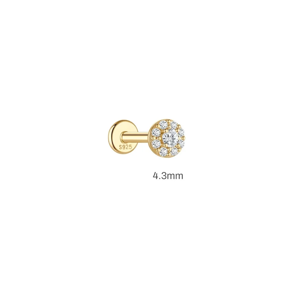 Moissanite Stud Earring