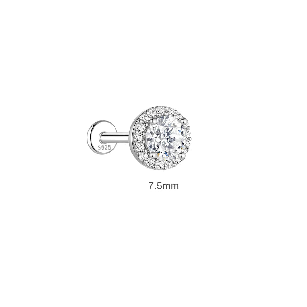 Moissanite Stud Earring