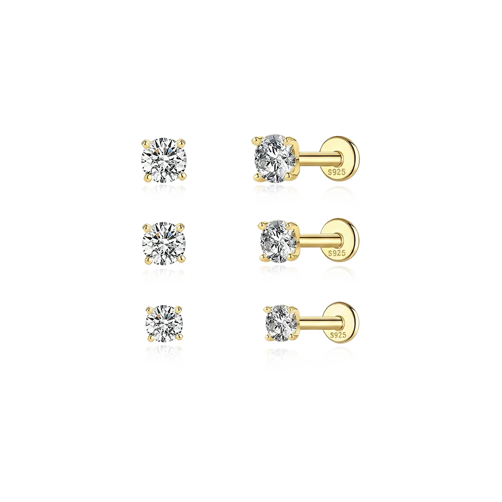 Moissanite Stud Earring