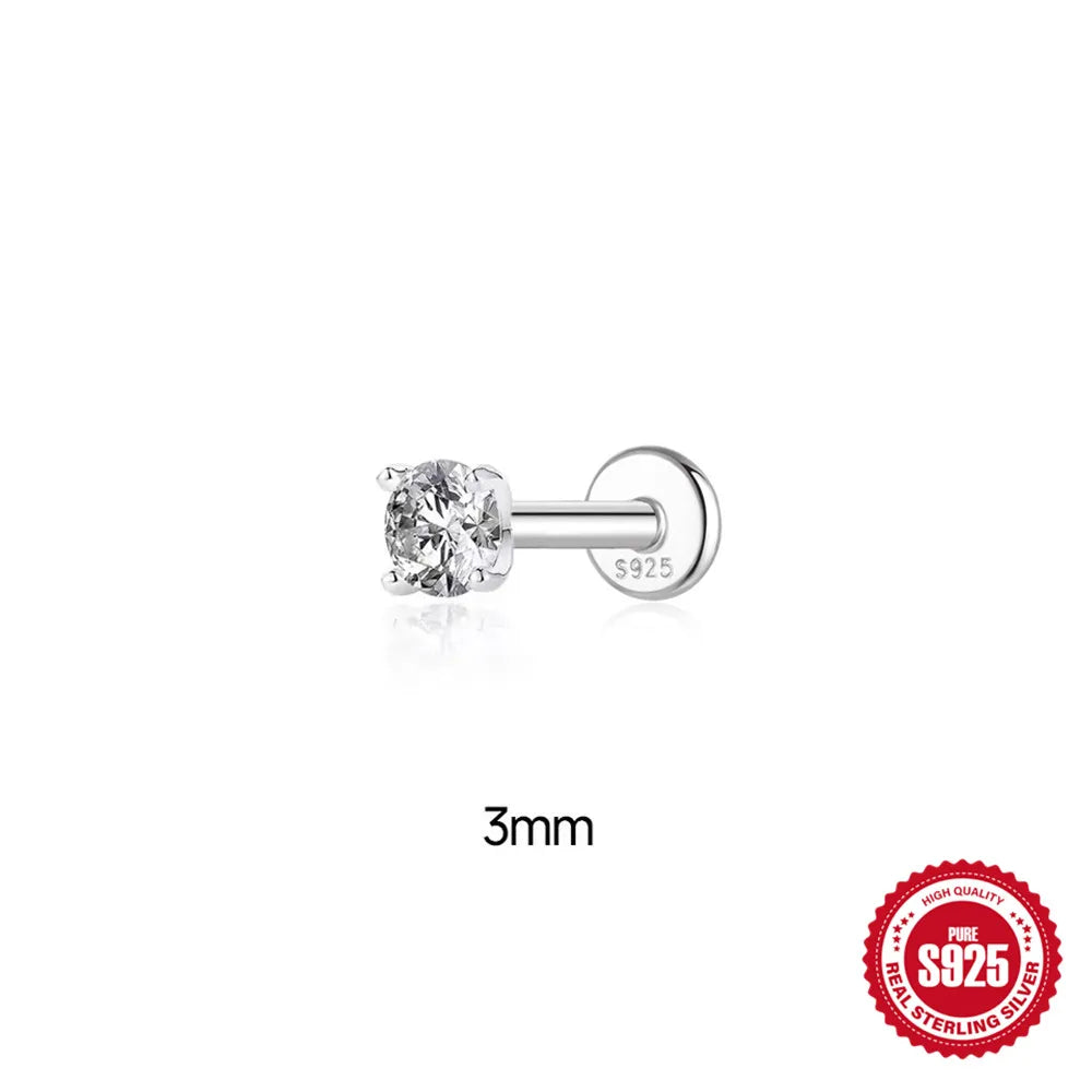 Moissanite Stud Earring