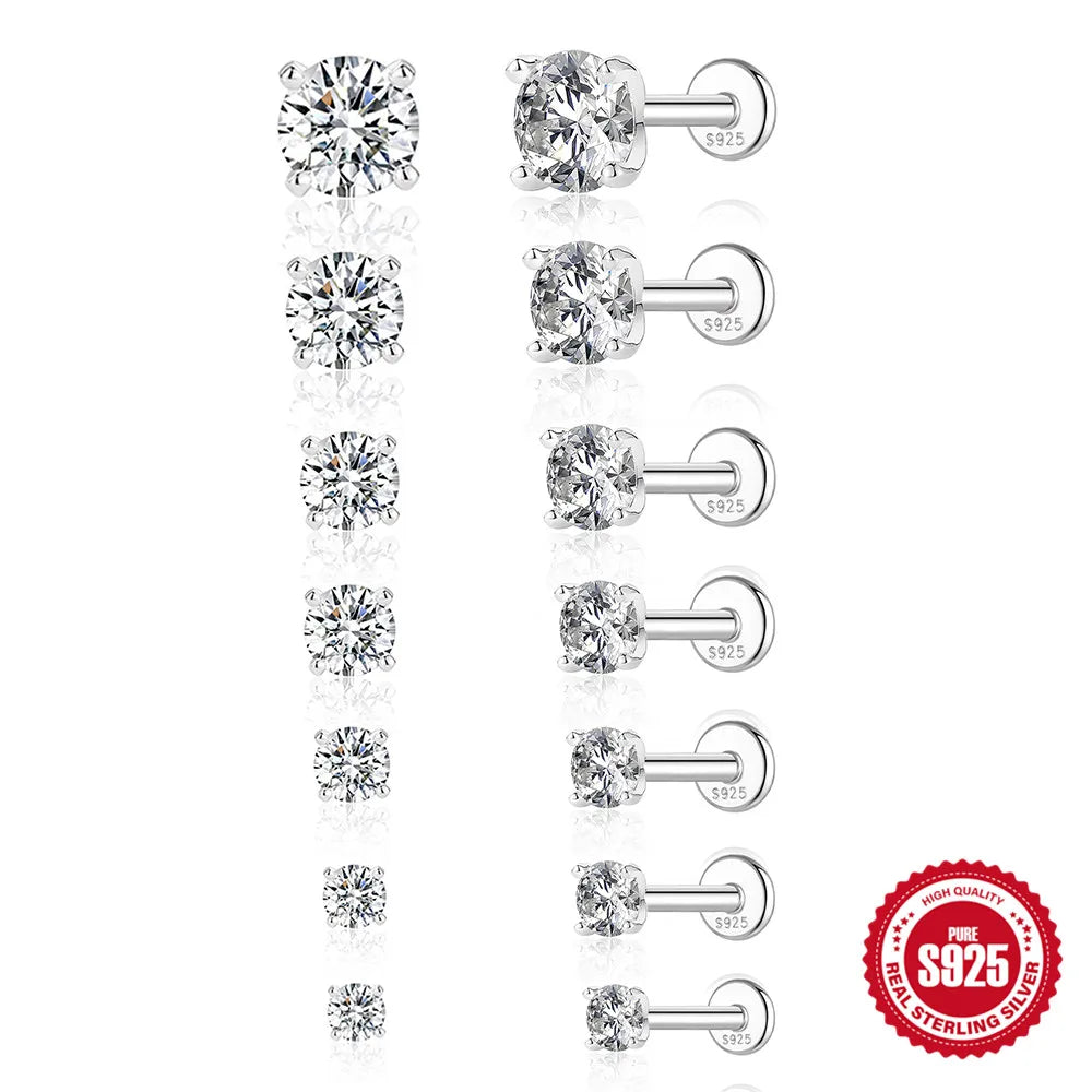 Moissanite Stud Earring