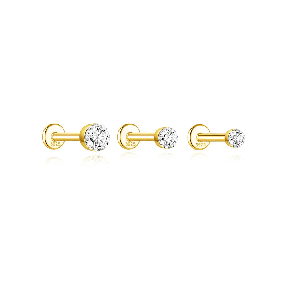 Moissanite Stud Earring