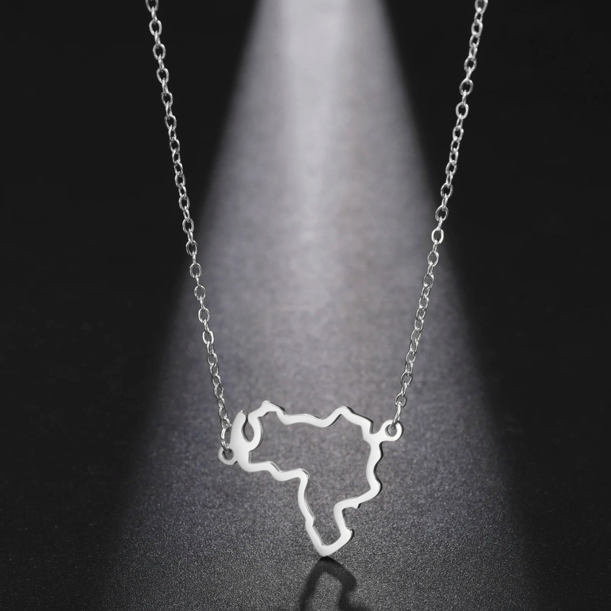 Map Pendant Necklace
