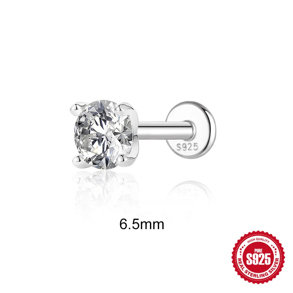 Moissanite Stud Earring