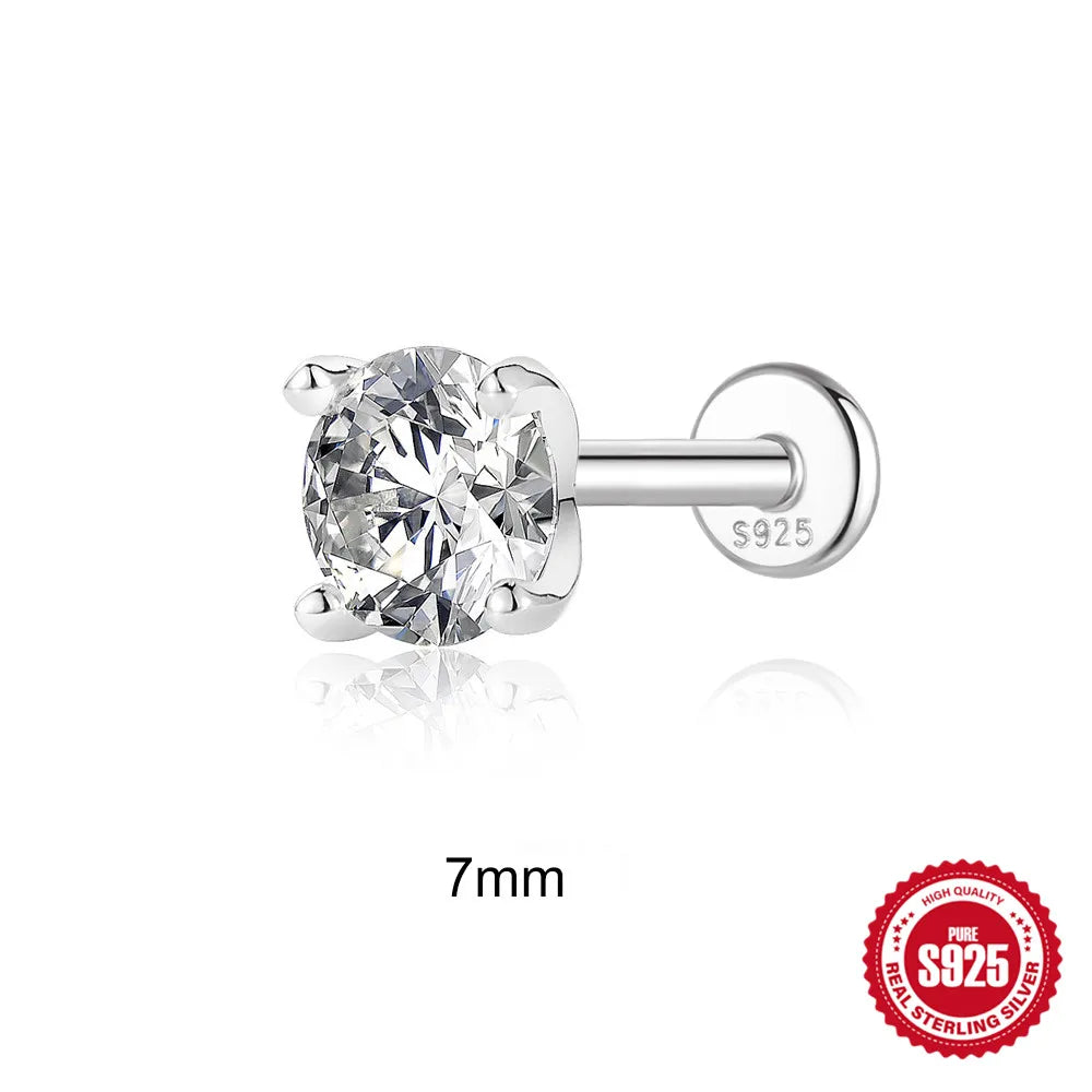 Moissanite Stud Earring