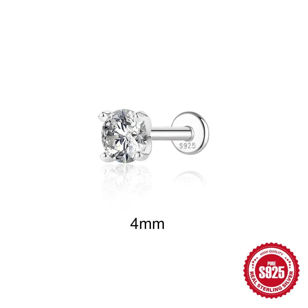 Moissanite Stud Earring