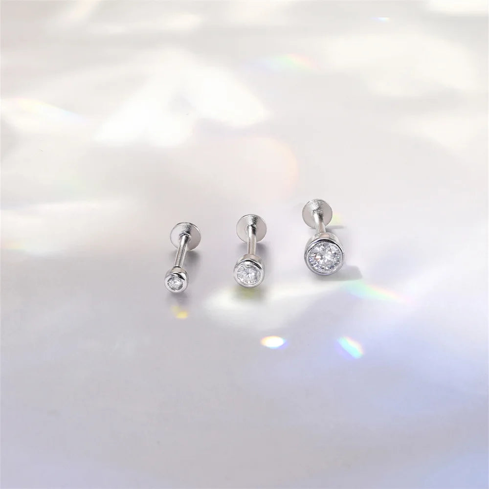 Moissanite Stud Earring