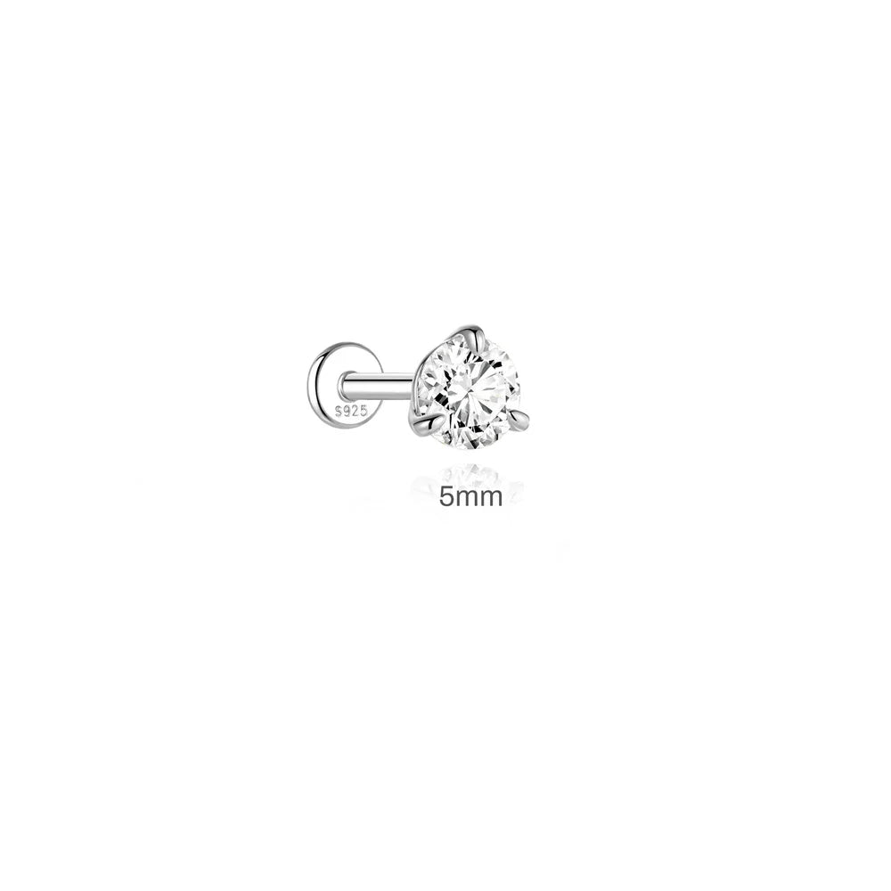 Moissanite Stud Earring