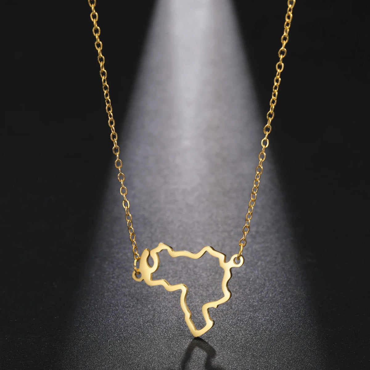 Map Pendant Necklace