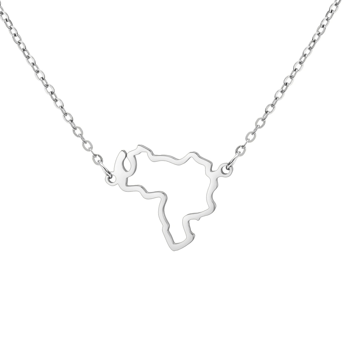 Map Pendant Necklace