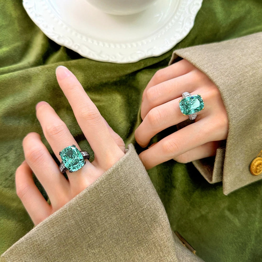 Paraiba Tourmaline Adjustable Ring