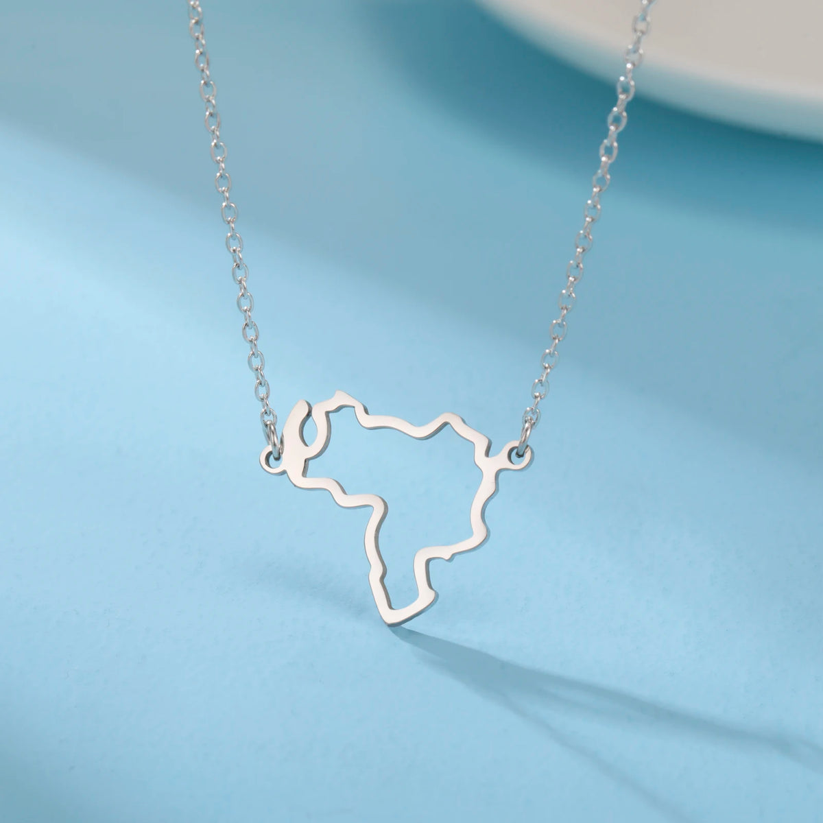 Map Pendant Necklace