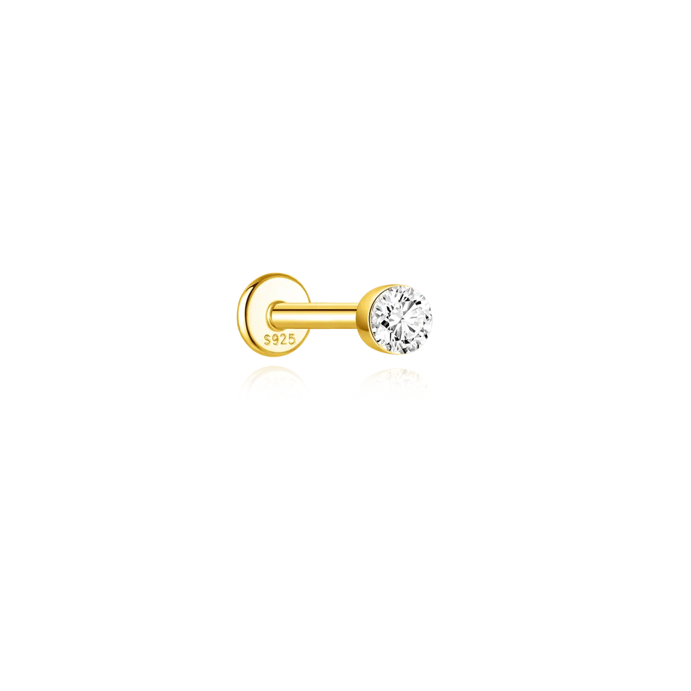 Moissanite Stud Earring