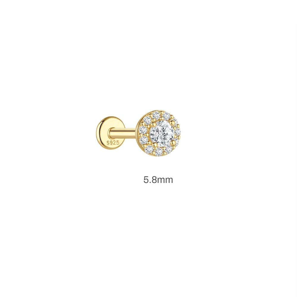 Moissanite Stud Earring